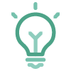 Graphic: abstract art of light bulb