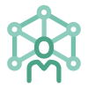 Graphic: abstract icon of web